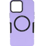 Magnetic Charging Case voor iPhone 12 Pro Max Purple