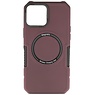 Custodia di ricarica magnetica per iPhone 12 Pro Max rosso bordeaux