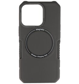 Coque de chargement magnétique pour iPhone 13 Pro Noir