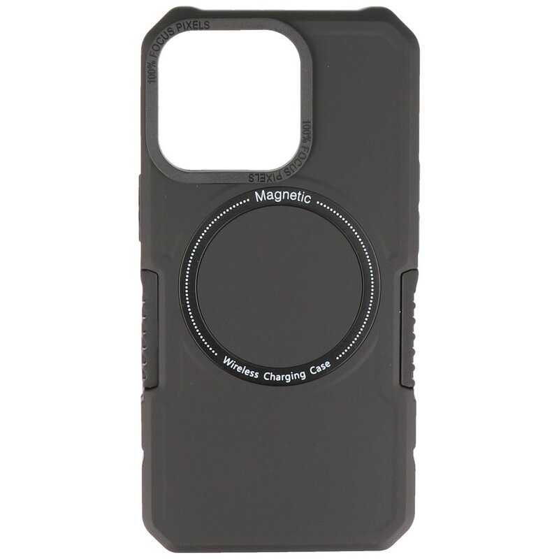 Magnetisk opladningsetui til iPhone 13 Pro Sort
