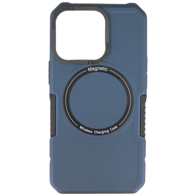 Coque de chargement magnétique pour iPhone 13 Pro Marine