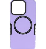 Custodia di ricarica magnetica per iPhone 13 Pro viola