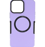 Funda de carga magnética para iPhone 13 Pro Max Púrpura