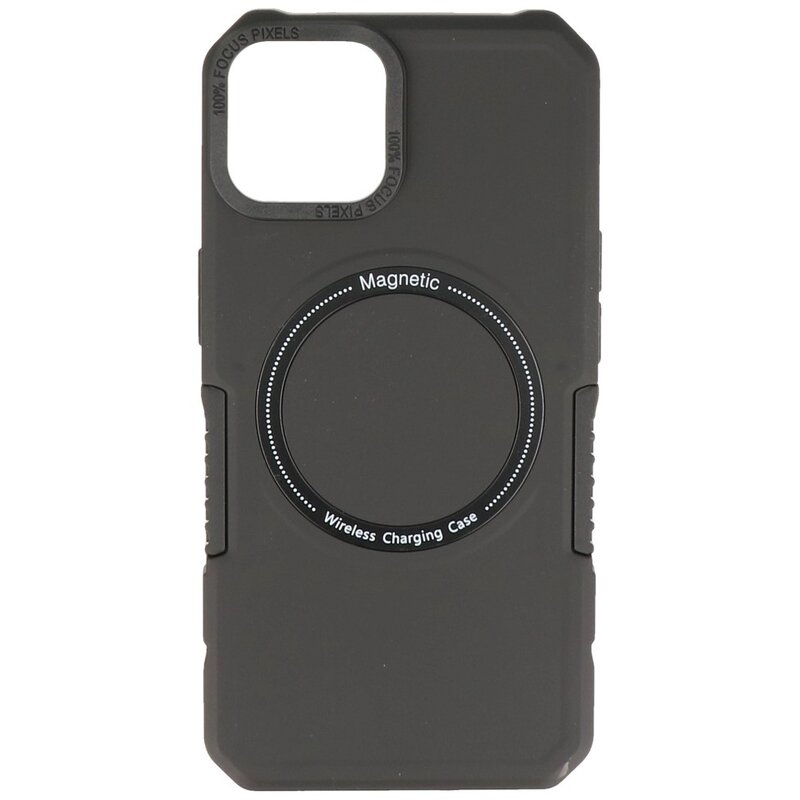 Magnetisk opladningsetui til iPhone 14 Sort