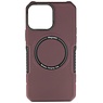 Coque de Charge Magnétique pour iPhone 14 Pro Rouge Bordeaux
