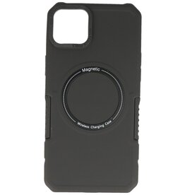 Magnetic Charging Case for iPhone 14 Plus Black