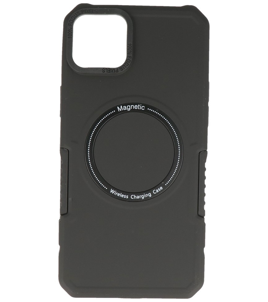 Coque de chargement magnétique pour iPhone 14 Plus Noir