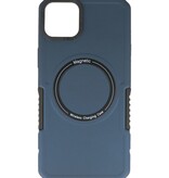 Magnetic Charging Case voor iPhone 14 Plus Navy