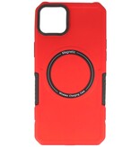 Magnetische Ladehülle für iPhone 14 Plus Rot