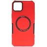 Coque de chargement magnétique pour iPhone 14 Plus Rouge