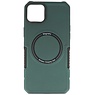 Magnetic Charging Case voor iPhone 14 Plus Donker Groen