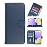 Bookstyle Wallet Cases Coque pour Samsung Galaxy A20e Marine