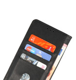 Bookstyle Wallet Cases Cover für Google Pixel 7A Schwarz