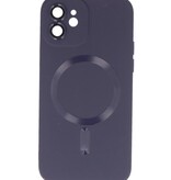 MagSafe Hoesje met Camera Beschermer voor iPhone 11 Nacht Paars