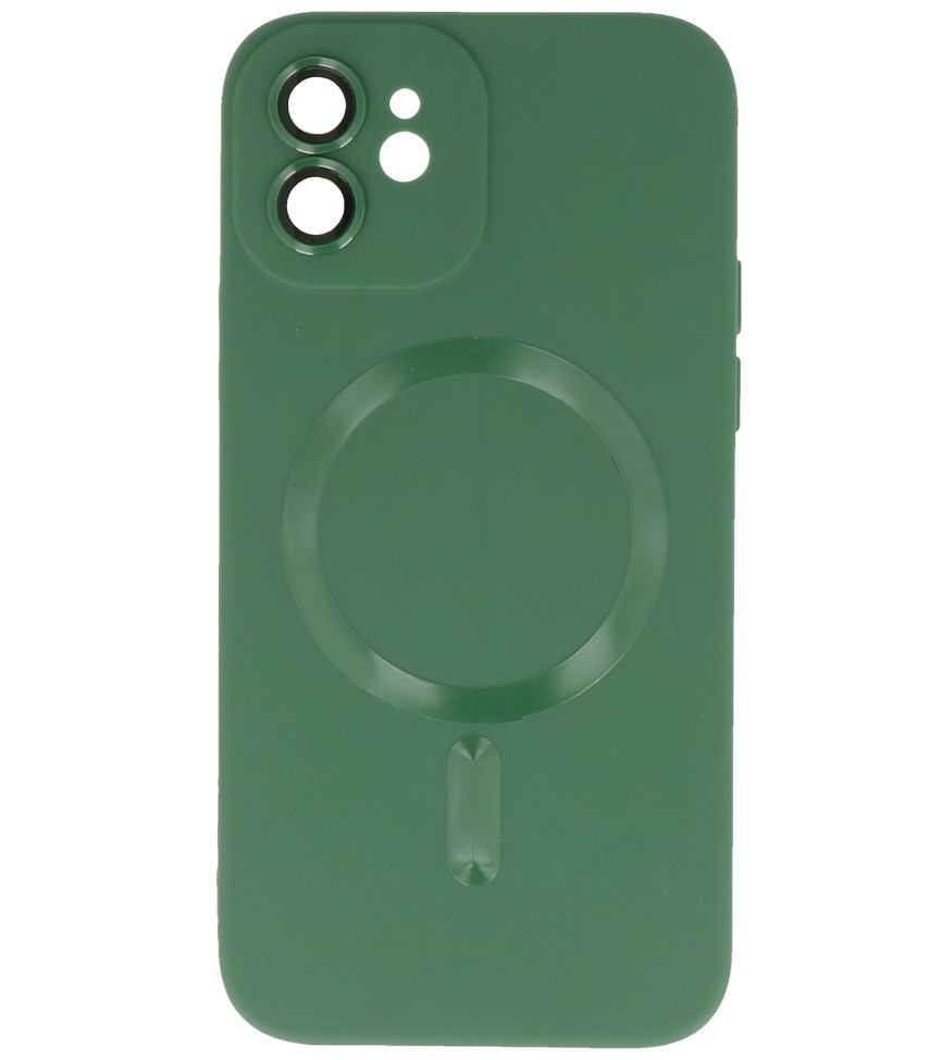 Custodia MagSafe per iPhone 11 verde scuro