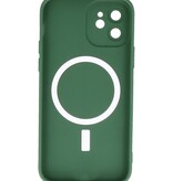 Funda MagSafe para iPhone 11 verde oscuro