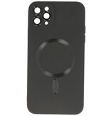 MagSafe Hoesje met Camera Beschermer voor iPhone 11 Pro Zwart
