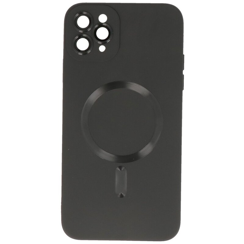 MagSafe Hoesje met Camera Beschermer voor iPhone 11 Pro Zwart