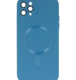 MagSafe Hoesje met Camera Beschermer voor iPhone 11 Pro Navy