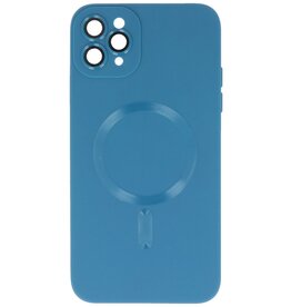 MagSafe Hoesje met Camera Beschermer voor iPhone 11 Pro Navy