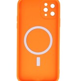 MagSafe Hoesje met Camera Beschermer voor iPhone 11 Pro Oranje