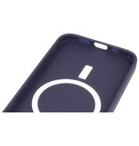 MagSafe Hoesje met Camera Beschermer voor iPhone 11 Pro Nacht Paars