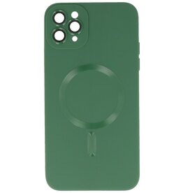 Coque MagSafe pour iPhone 11 Pro Vert Foncé