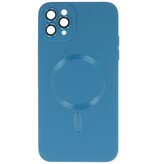 MagSafe Hoesje met Camera Beschermer voor iPhone 11 Pro Max Navy