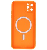 MagSafe Hoesje met Camera Beschermer voor iPhone 11 Pro Max Oranje