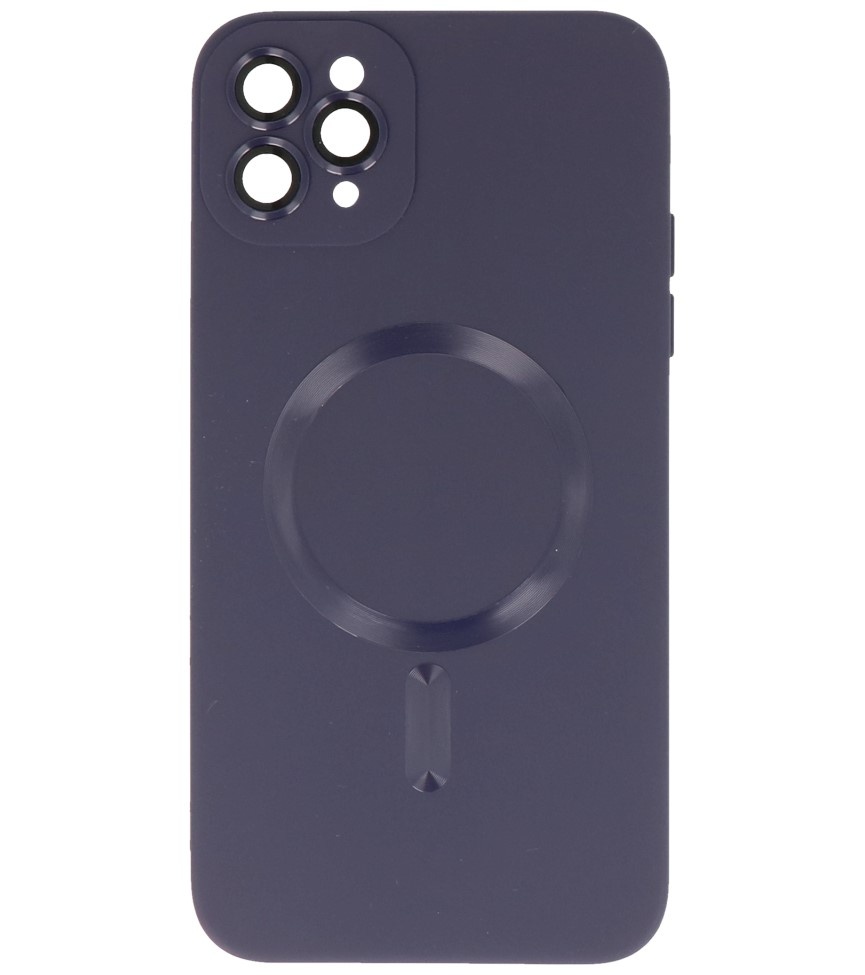 Coque MagSafe pour iPhone 11 Pro Max Nuit Violet