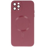 MagSafe Hoesje met Camera Beschermer voor iPhone 11 Pro Max Bruin