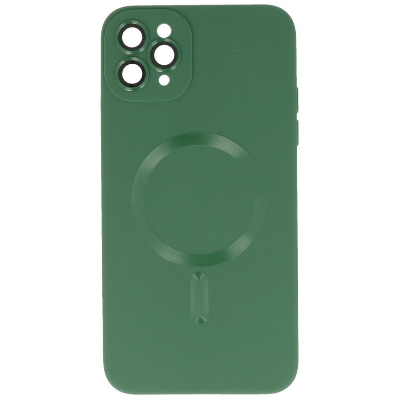 Coque MagSafe pour iPhone 11 Pro Max Vert Foncé