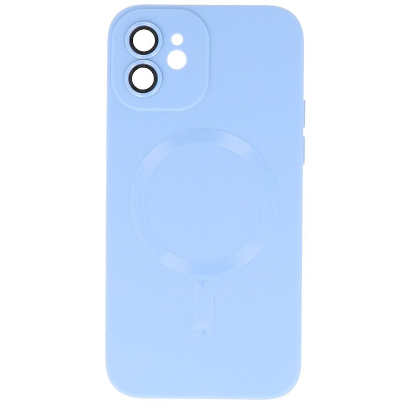 MagSafe Hoesje met Camera Beschermer voor iPhone 12 Blauw