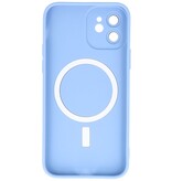 MagSafe Hoesje met Camera Beschermer voor iPhone 12 Blauw