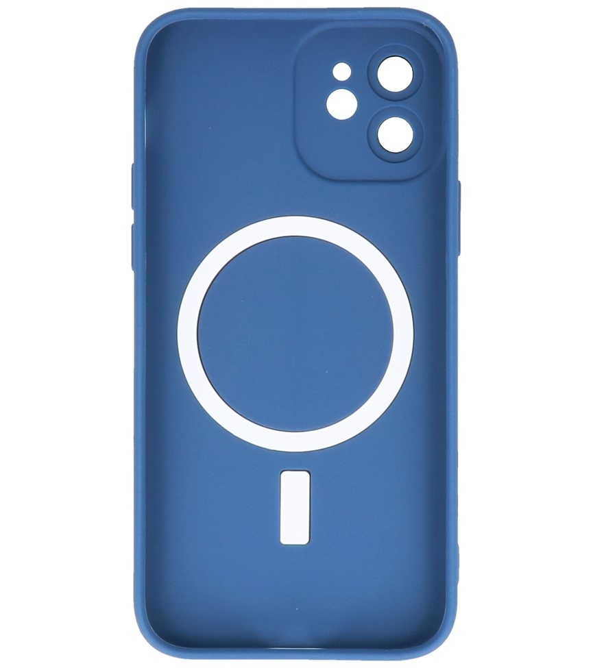 Funda MagSafe para iPhone 12 azul marino