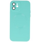 MagSafe Hoesje met Camera Beschermer voor iPhone 12 Turquoise