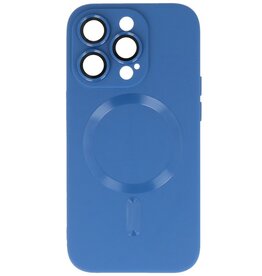 MagSafe Hoesje met Camera Beschermer voor iPhone 12 Pro Navy