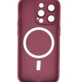 MagSafe Hoesje met Camera Beschermer voor iPhone 12 Pro Bruin