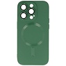 MagSafe Hoesje met Camera Beschermer voor iPhone 12 Pro Donker Groen