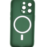 Coque MagSafe pour iPhone 12 Pro Vert Foncé