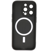 MagSafe Hoesje met Camera Beschermer voor iPhone 12 Pro Max Zwart