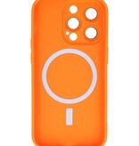 MagSafe Hoesje met Camera Beschermer voor iPhone 12 Pro Max Oranje