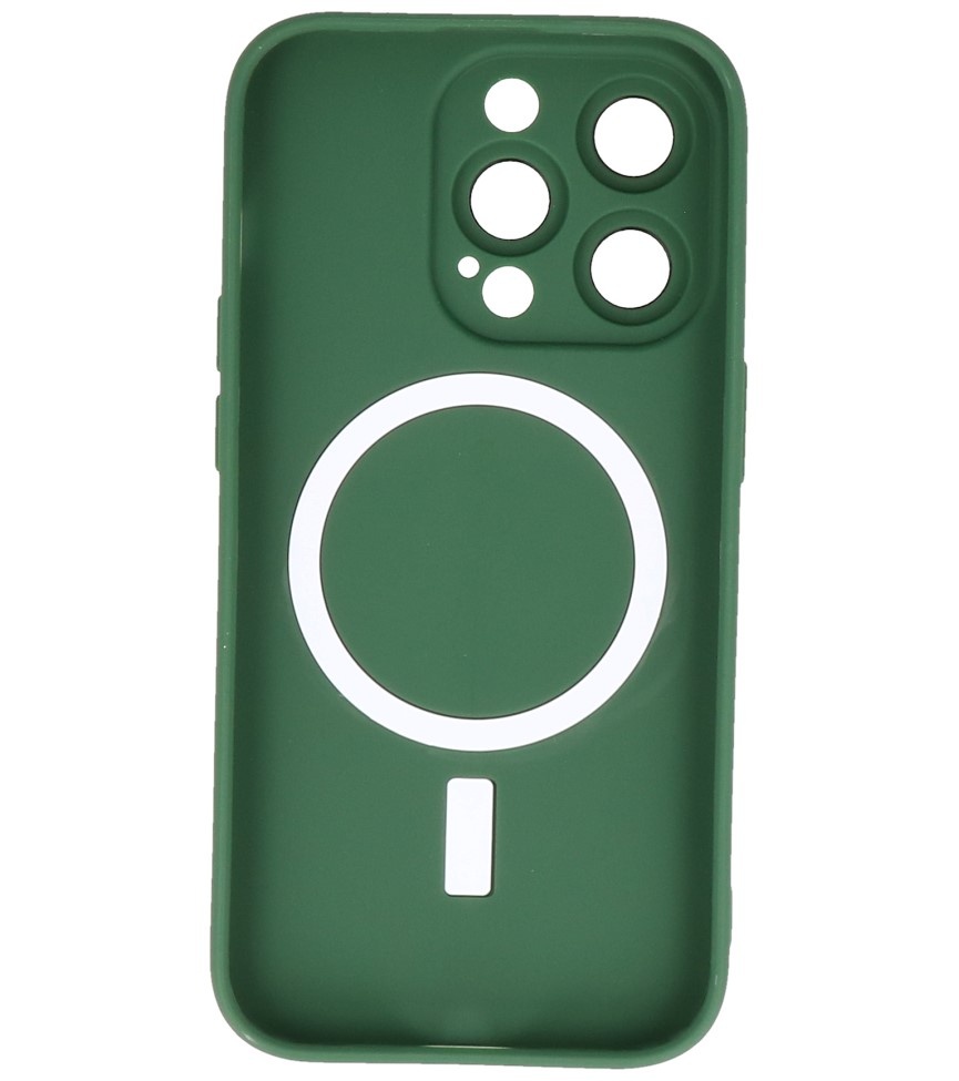 Funda MagSafe para iPhone 12 Pro Max verde oscuro