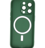 Coque MagSafe pour iPhone 13 Pro Vert Foncé
