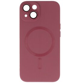 MagSafe Hoesje met Camera Beschermer voor iPhone 14 Bruin