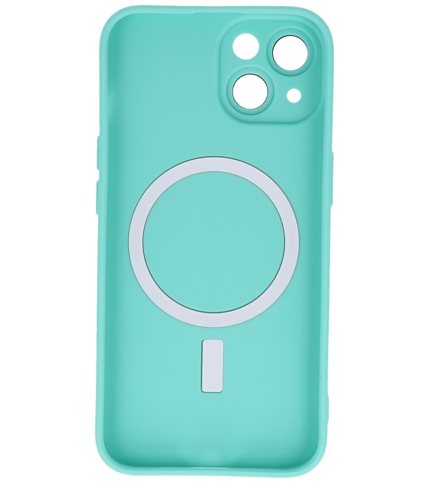MagSafe Hoesje met Camera Beschermer voor iPhone 14 Turquoise