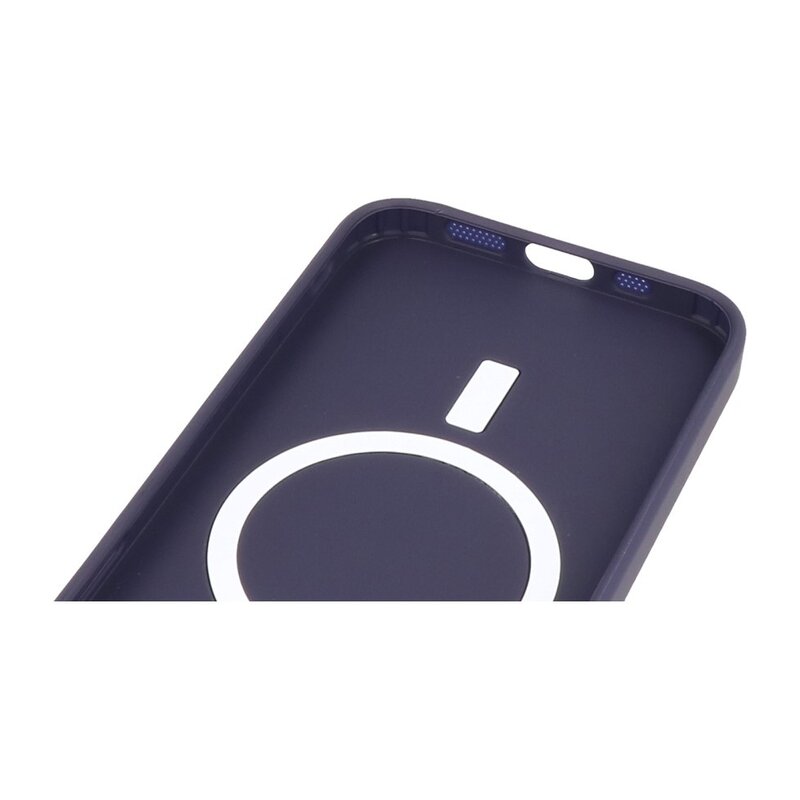 Custodia MagSafe per iPhone 14 Plus Viola Notte
