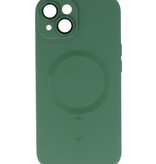 Custodia MagSafe per iPhone 14 Plus verde scuro