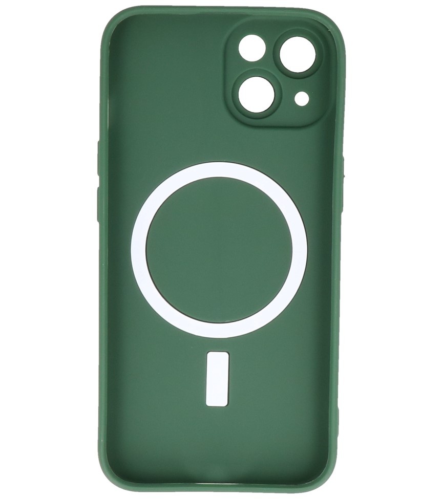 Coque MagSafe pour iPhone 14 Plus Vert Foncé