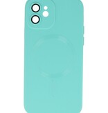 MagSafe Hoesje met Camera Beschermer voor iPhone 14 Plus Turquoise